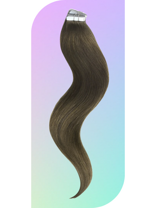 Medium Brown (8) Tape Hair Extensions