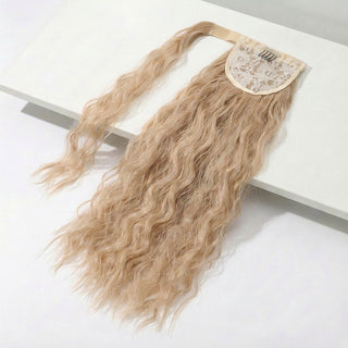 Ponytail Hair Extension - Body Wave - Darkest Blonde