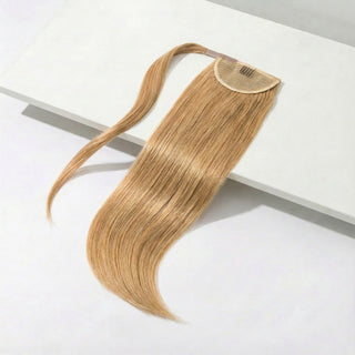 Ponytail Hair Extension - Silky Straight - Ginger Blonde