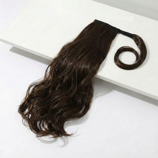 Extension de cheveux queue de cheval, boucles douces, 22"