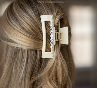 Bride Pearl Claw Clip