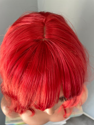 "Cherry" - Short Red Wig With Bangs