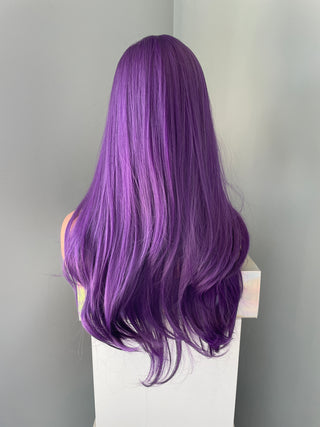 "Electra" - Long Neon Purple Wig