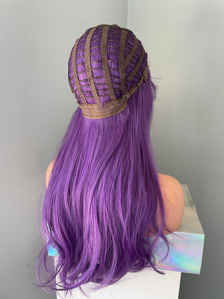 "Electra" - Long Neon Purple Wig