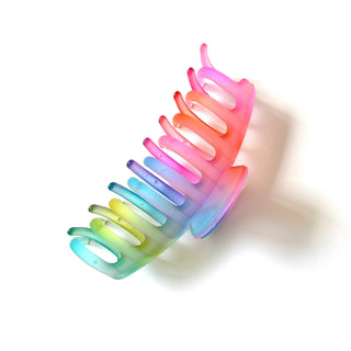 Jumbo Hair Claw Clip - Ombre Rainbow