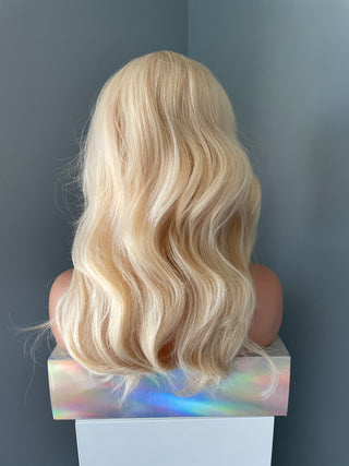 "Kate" - Layered Blonde Wig with Bangs