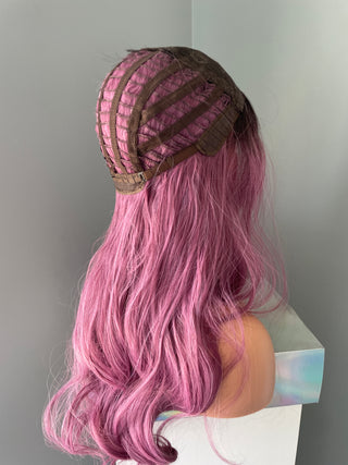 "Kyla" - Long Purple Synthetic Wig