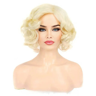 "Marilyn" - Short Blonde Hollywood Wig