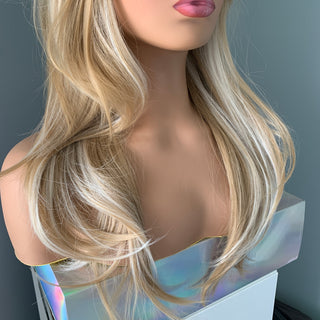 "Rylee" - Mixed Blonde Wig with Layers and Bangs