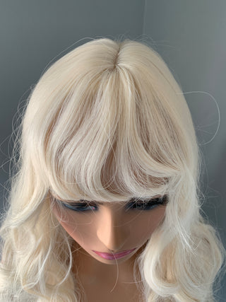 "Gwen" - Long Blonde Layered Wig with Bangs