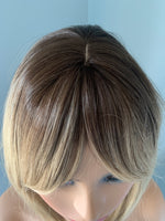 "Sophia" - Short Blonde Rooted Synthetic Wig