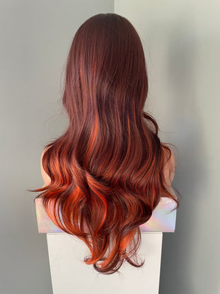 "Misty" - Perruque Synthétique Bleu Menthe Glacée