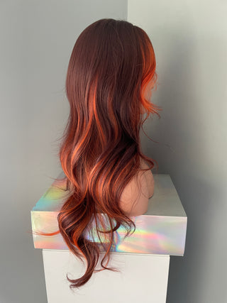 "Misty" - Perruque Synthétique Bleu Menthe Glacée