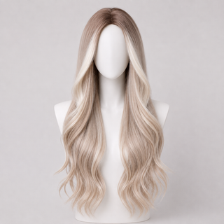 "Alexandra" - Long Layered Blonde Wig