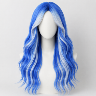 "Arya" - Long Blue Two Tone Wig