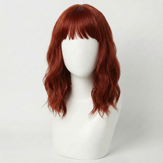 "Cara" - Dark Aubrun Wig with Bangs