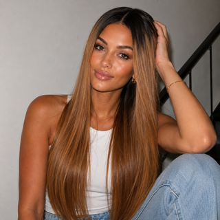 "Autumn" - Long Auburn Straight Lace Front Wig