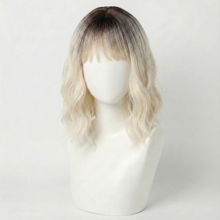"Sami" - Short Platinum Blonde Bob Wig