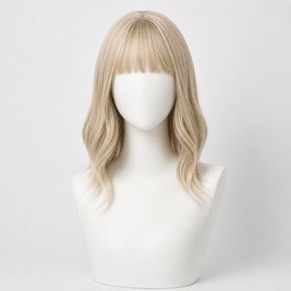 "Sarah" - Short Blonde Wig with Bangs
