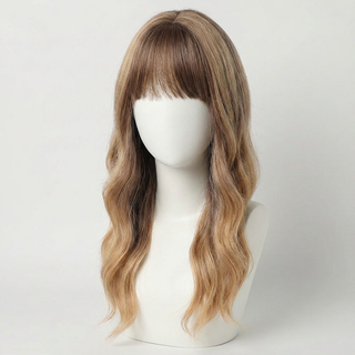 "Harper" - Light Brown Wig with Bangs