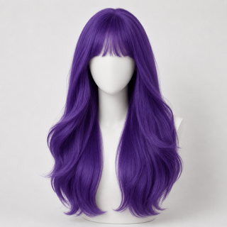 "Electra" - Long Neon Purple Wig