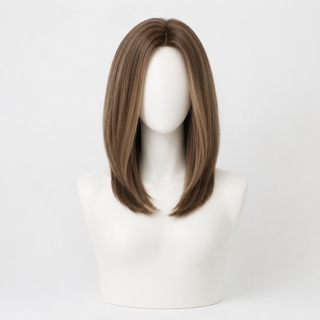 "Hannah" - Short Brown Straight Wig