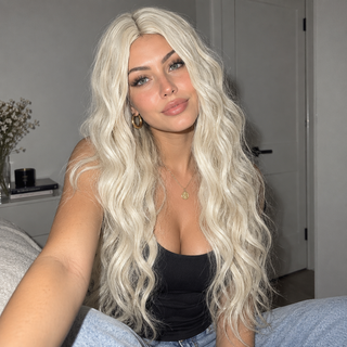 "Hope" - Long Platinum Blonde Wig
