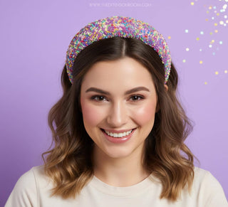 Purple Sprinkle Headband