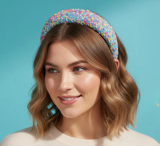 Blue Sprinkle Headband
