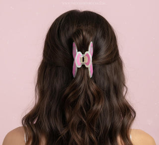 Breast Cancer Pink Ribbon Claw Clip
