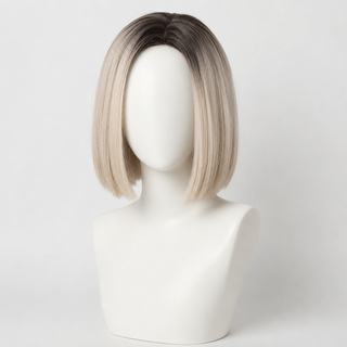 "Katya" - Short Blonde Rooted Bob Wig