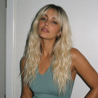 "Krista" - Wavy Blonde Wig with Bangs
