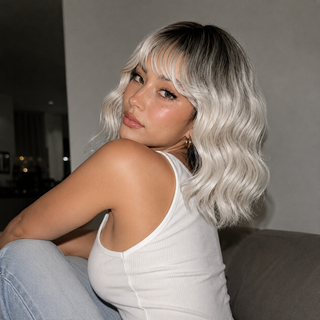 "Lucy" - Short Bob Wig with Bangs