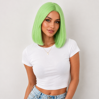 "Quinn" - Short Mint Green Lace Front Wig