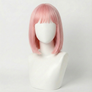 "Nia" - Short Baby Pink Bob Wig