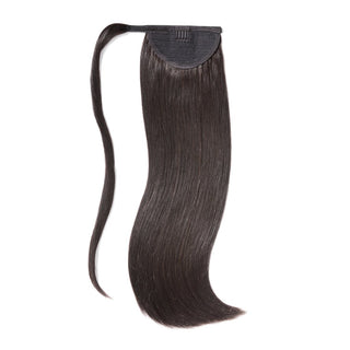 Ponytail Hair Extension - Silky Straight - Chocolate Brown