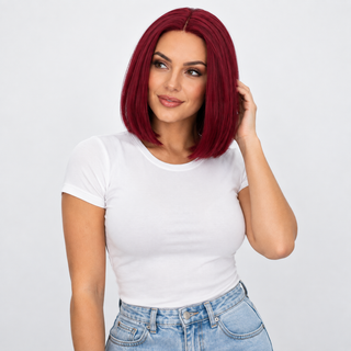 "Zara" - Burgundy Lace Front Wig