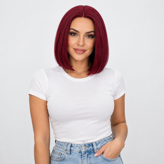 "Zara" - Burgundy Lace Front Wig