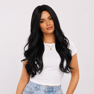 "Talia" - Long Black Wig