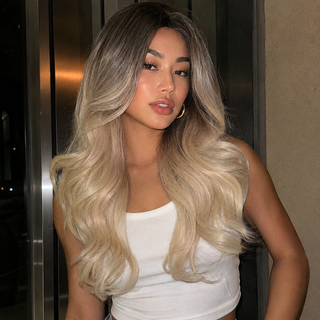 "Taylor" - Long Ombre Blonde Body Wave Wig
