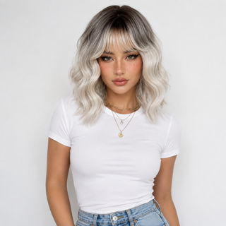 "Lucy" - Short Bob Wig with Bangs