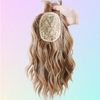 Hair Topper Synthetic Wave - Dark Blonde