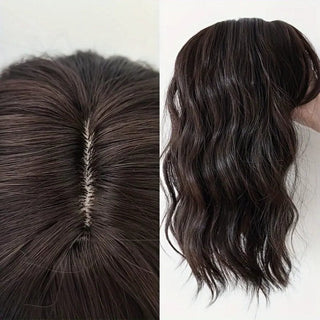 Hair Topper Synthetic Wave - Dark Brown