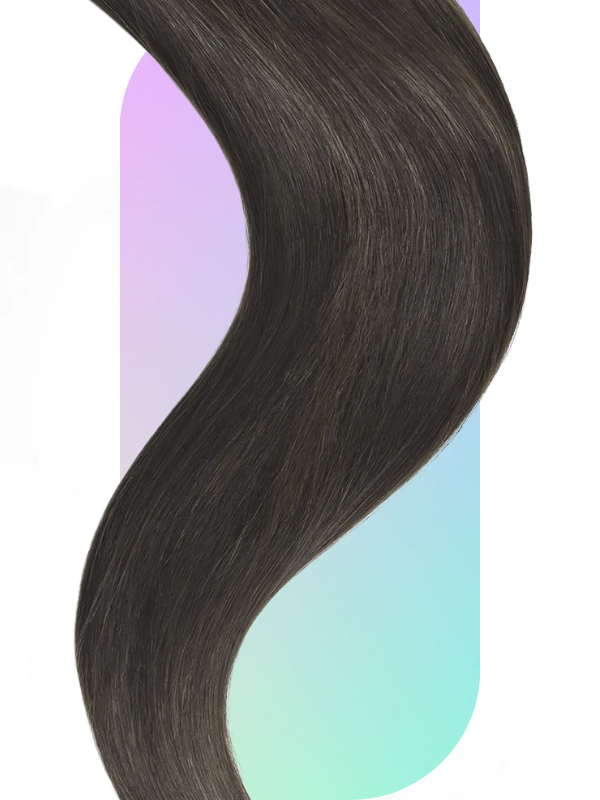 Chocolate Brown (4) Hand Tied Weft Hair Extensions