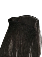 Natural Black (1B) Hand Tied Weft Hair Extensions
