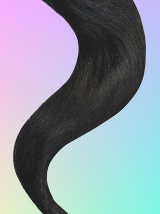Extensions de cheveux trame machine noir naturel (1B) 