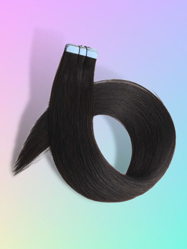 Natural Black (1B) Tape Hair Extensions