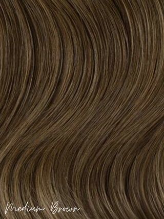 Extensions de cheveux trame machine brun moyen (8) 