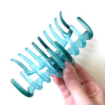 Jumbo Hair Claw Clip - Teal Blue Ombre