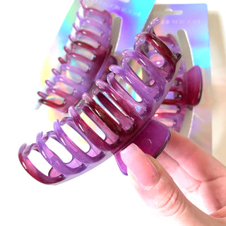 Jumbo Hair Claw Clip - Purple Ombre